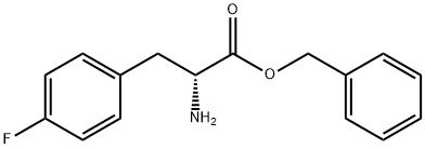 D-페닐알라닌,4-플루오로-,페닐메틸에스테르 구조식 이미지