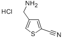4-(아미노메틸)티오펜-2-탄화수소염 구조식 이미지