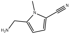 1H-Pyrrole-2-carbonitrile,5-(aminomethyl)-1-methyl-(9CI) Structure