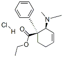 ethyl cis-2-(dimethylamino)-1-phenylcyclohex-3-ene-1-carboxylate hydrochloride  Structure