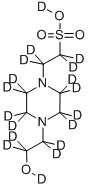 HEPES (D18) Structure