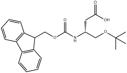 FMOC-L-BETA-HOMOSERINE(OTBU) 구조식 이미지