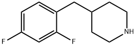 4-(2,4-DIFLUOROBENZYL)PIPERIDINE Structure