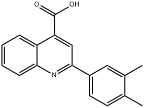 2-(3,4-DIMETHYL-PHENYL)-QUINOLINE-4-CARBOXYLIC ACID Structure