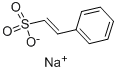 BETA-STYRENESULFONIC ACID SODIUM SALT 구조식 이미지