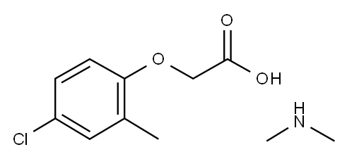 dimethylammonium 4-chloro-o-tolyloxyacetate Structure