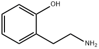 2-(2-aminoethyl)phenol  구조식 이미지