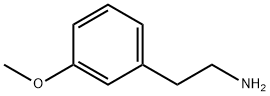 3-Methoxyphenethylamine 구조식 이미지