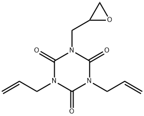 1,3,5-Triazine-2,4,6(1H,3H,5H)-trione, 1-(2-oxiranylMethyl)-3,5-di-2-propen-1-yl- 구조식 이미지