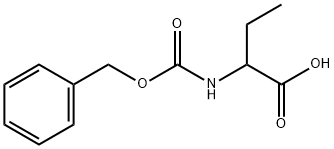 2-(BENZYLOXYCARBONYLAMINO)BUTYRIC ACID Structure