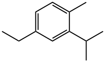Benzene, 4-ethyl-1-methyl-2-(1-methylethyl)- (9CI) 구조식 이미지