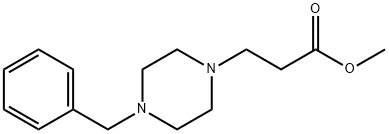 3-(4-BENZYL-PIPERAZIN-1-YL)-PROPIONIC ACID METHYL ESTER Structure