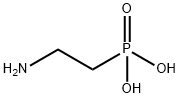 (2-Aminoethyl)phosphonic acid 구조식 이미지