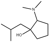 Cyclopentanol, 2-(dimethylamino)-1-isobutyl- (8CI) Structure