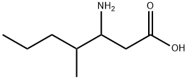 3-AMINO-4-METHYL-HEPTANOIC ACID Structure