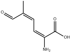 2,4-Hexadienoicacid,2-amino-5-methyl-6-oxo-,(E,Z)-(9CI) Structure