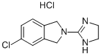 5-CHLORO-2-(4,5-DIHYDRO-1H-IMIDAZOL-2-YL)ISOINDOLINE HYDROCHLORIDE 구조식 이미지