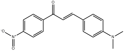 4-DIMETHYLAMINO-4'-니트로칼콘 구조식 이미지