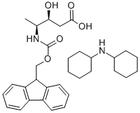 FMOC-(3S,4S)-4-AMINO-3-HYDROXY-PENTANOIC ACID DCHA Structure