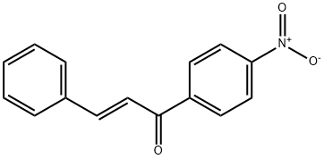 (2E)-1-(4-Nitrophenyl)-3-phenyl-2-propene-1-one 구조식 이미지