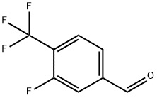 3-FLUORO-4-(TRIFLUOROMETHYL)BENZALDEHYDE 구조식 이미지