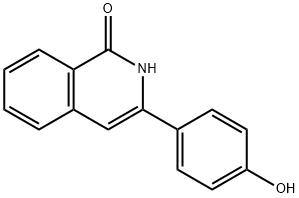 2-(4-Hydroxyphenyl)-2H-isoquinolin-1-one Structure