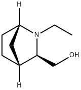 2-Azabicyclo[2.2.1]heptane-3-methanol,2-ethyl-,(1S-exo)-(9CI) 구조식 이미지