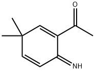 Ethanone, 1-(6-imino-3,3-dimethyl-1,4-cyclohexadien-1-yl)- (9CI) Structure