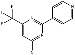 4-chloro-2-(4-pyridyl)-6-(trifluoroMethyl)pyriMidine Structure