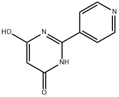 6-HYDROXY-2-(4-PYRIDINYL)-4(3H)-PYRIMIDINONE Structure