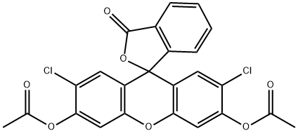 Dichlorofluorescein Diacetate Structure