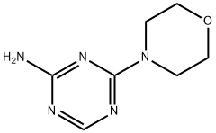 2-AMINO-4-MORPHOLINO-S-TRIAZINE Structure