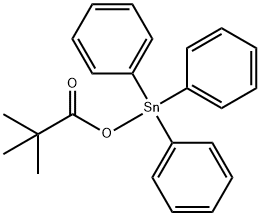 triphenyl(pivaloyloxy)stannane  Structure