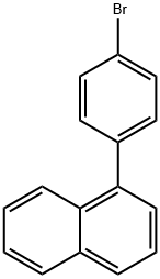 1-(4-Bromophenyl)-naphthlene 구조식 이미지