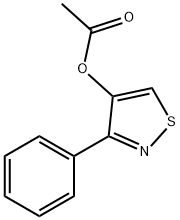 3-페닐이소티아졸-4-올아세테이트 구조식 이미지