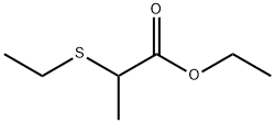 2-(Ethylthio)propionic acid ethyl ester Structure