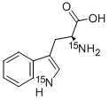 L-TRYPROPHAN-15N2  95% CP  95 ATOM% 15N Structure