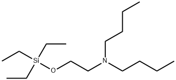 N,N-Dibutyl-N-[2-[(triethylsilyl)oxy]ethyl]amine Structure