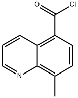 5-퀴놀린카르보닐클로라이드,8-메틸-(9CI) 구조식 이미지