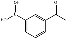 3-Acetylphenylboronic acid Structure