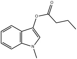 (1-methylindol-3-yl) butanoate Structure