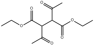 디에틸2,3-디아세틸숙시네이트 구조식 이미지