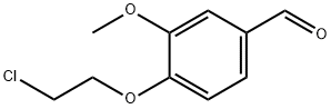 4-(2-CHLOROETHOXY)-3-METHOXYBENZALDEHYDE Structure