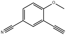 Benzonitrile, 3-ethynyl-4-methoxy- (9CI) Structure