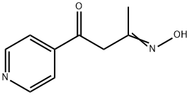 1-(4-피리딜)-3-(히드록시이미노)부탄-1-온 구조식 이미지