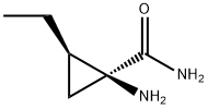 Cyclopropanecarboxamide, 1-amino-2-ethyl-, (1S-cis)- (9CI) Structure