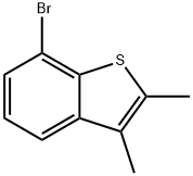 7-BROMO-2,3-DIMETHYL-BENZO[B]THIOPHENE Structure