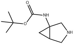 Carbamic acid, 3-azabicyclo[3.1.0]hex-1-yl-, 1,1-dimethylethyl ester (9CI) Structure