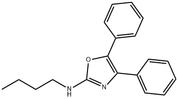2-(Butylamino)-4,5-diphenyloxazole Structure