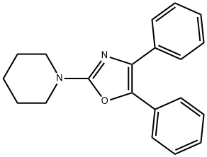 1-(4,5-디페닐-1,3-옥사졸-2-일)피페리딘 구조식 이미지